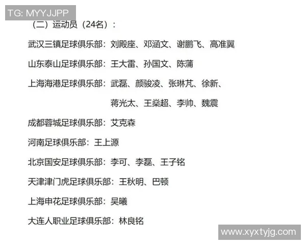 中国足球队最新男队员名单及其备战情况分析